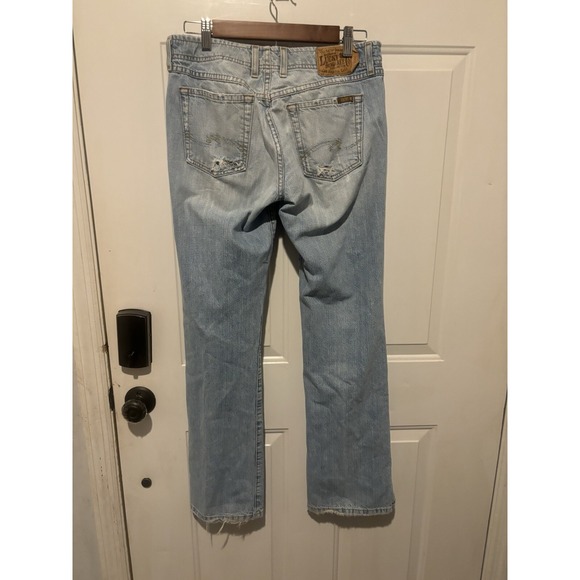 Lucky Brand Jeans Dungarees Women's‎ Fit Wonder Blue  Size 4/27 American Made - Picture 6 of 16